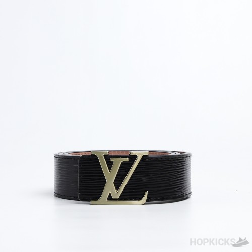 L*V Mini Gold Initials Black Belt
